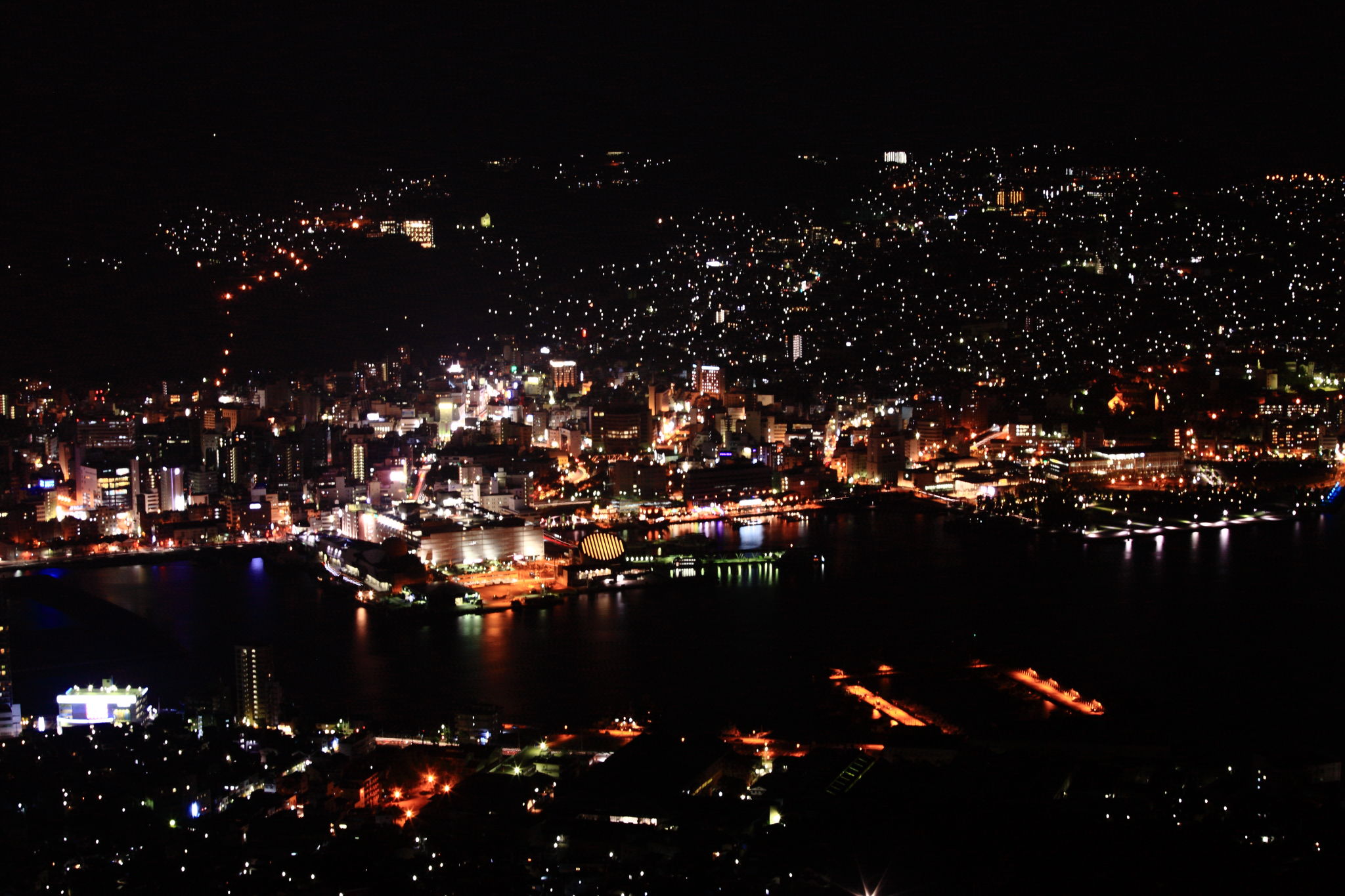 長崎中心部の夜景2