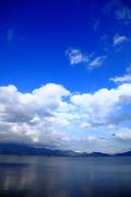 猪苗代湖に浮かぶ雲